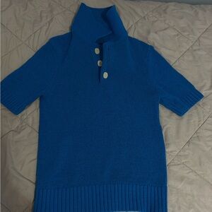Sandro Vibrant Blue Knit Sweater